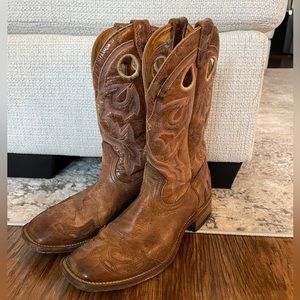 Boulet Womens Western Square Toe Boots